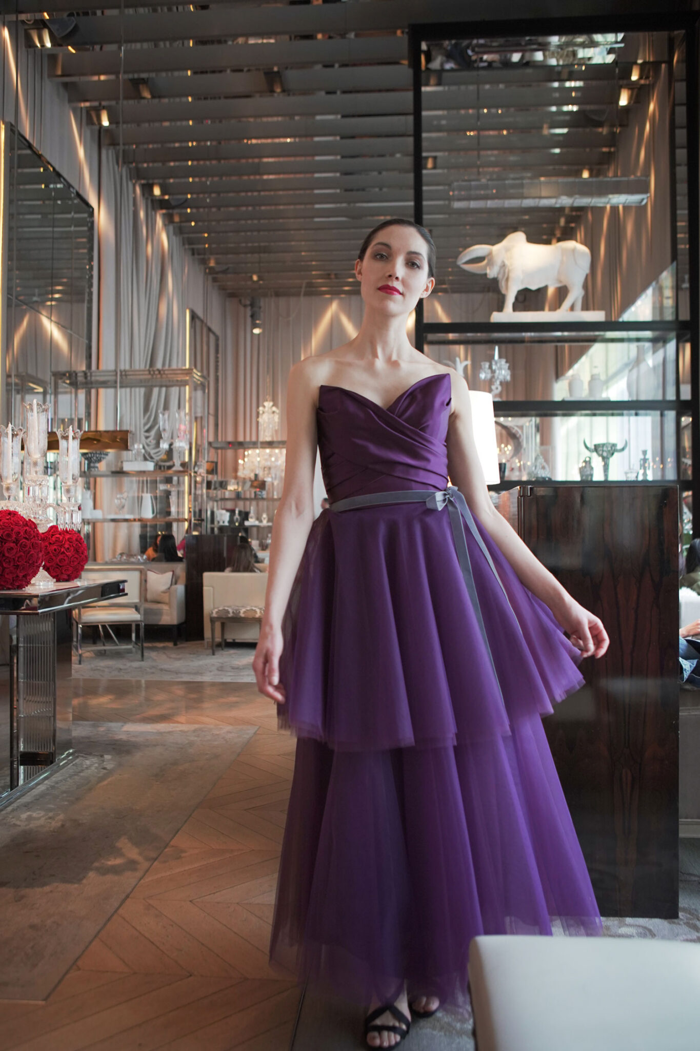 Fairytale Look 10 - Simple and elegant purple dress - Verdin New York